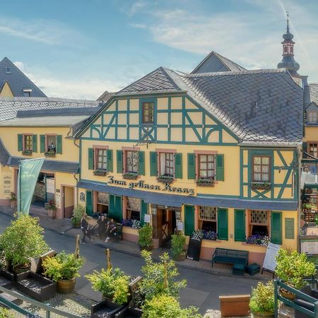 רודסהיים אם ריין Weinhotel Des Riesling Zum Gruenen Kranz מראה חיצוני תמונה
