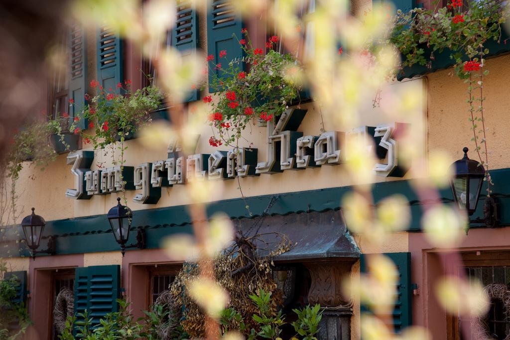 רודסהיים אם ריין Weinhotel Des Riesling Zum Gruenen Kranz מראה חיצוני תמונה